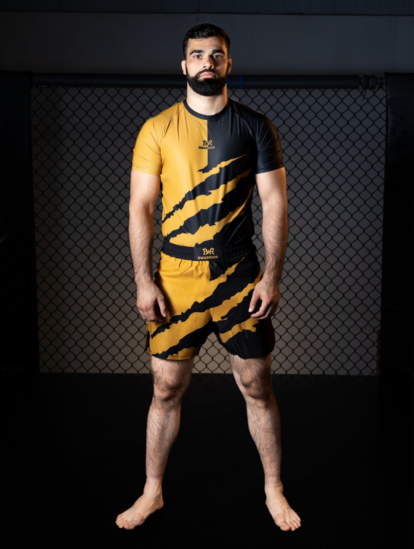 Golden Scratch BWR Rashguard