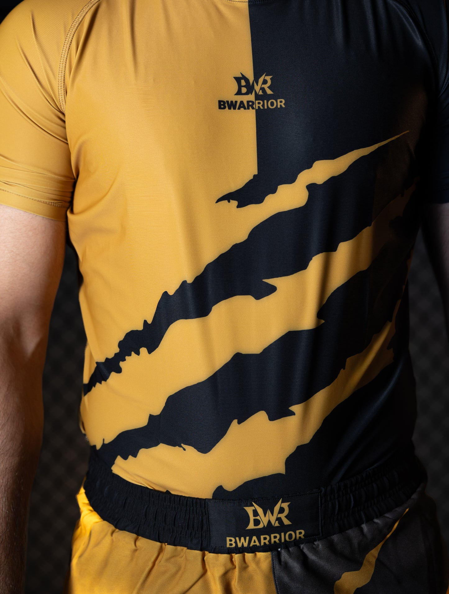 Golden Scratch BWR Rashguard
