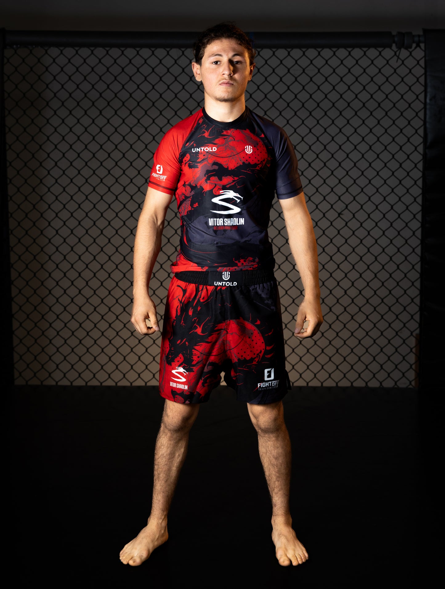 Vitor Shaolin Red - Rashguard