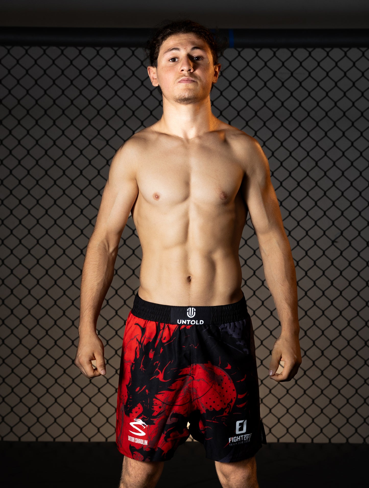 Vitor Shaolin Red - Shorts